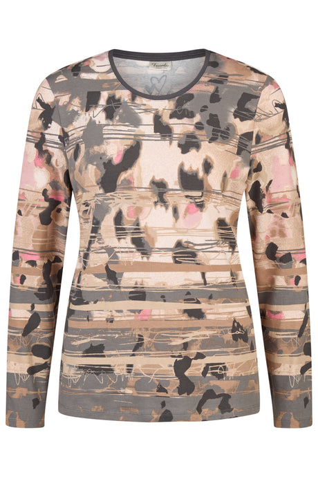 Barbara Lebek Sweatshirt Taupe-Rose