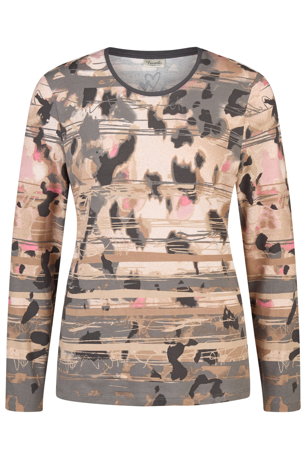 Barbara Lebek Sweatshirt Taupe-Rose