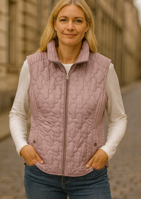 Barbara Lebek Weste Rosa
