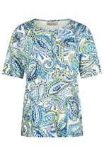 Laden Sie das Bild in den Galerie-Viewer, Barbara Lebek T-Shirt Lemon Blue