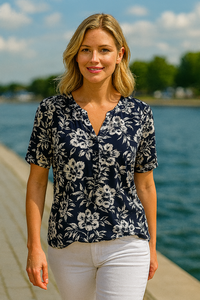 Bella Donna Bluse Navy