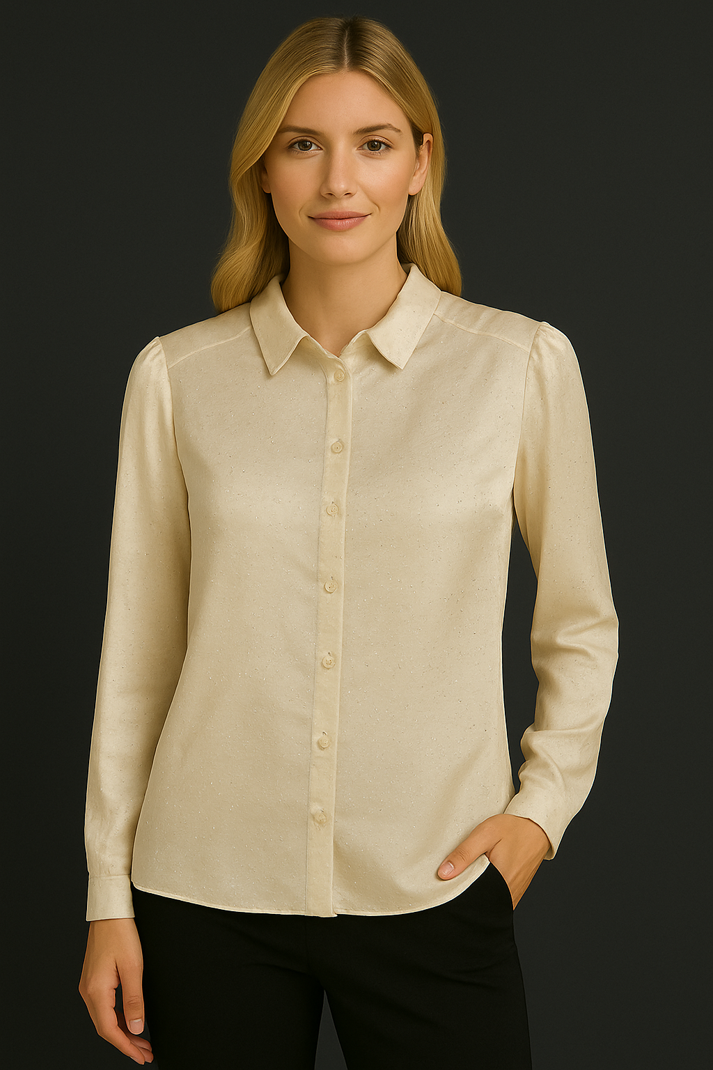 Esqualo Bluse Back Bow