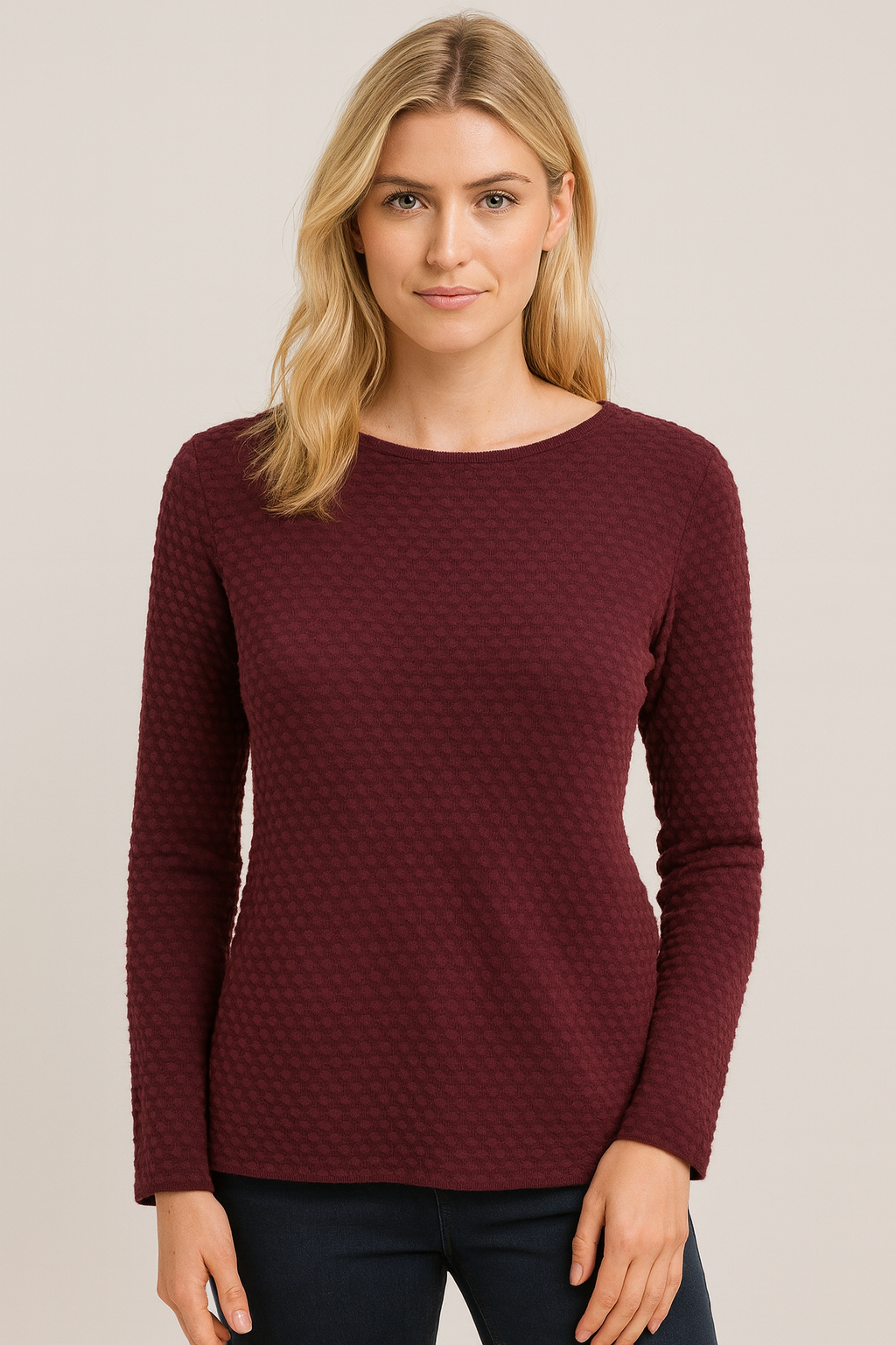 Freequent Shirt Bordeaux Dots