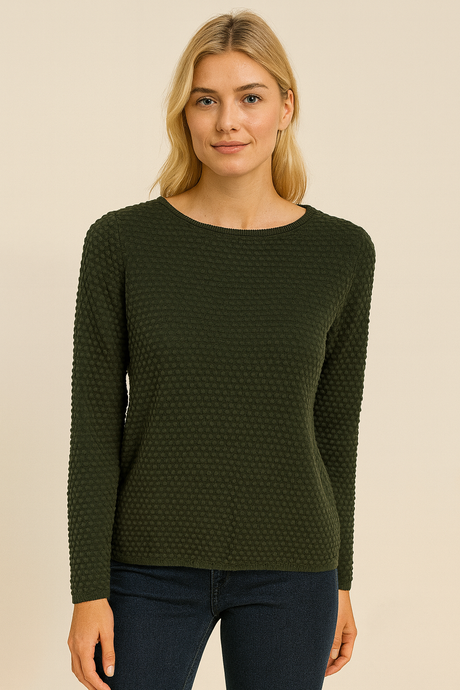 Freequent Shirt Olive Dots