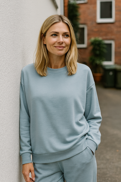 Bella Donna Wohlfühlpullover Hellblau