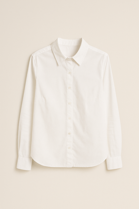 Fransa Bluse Classic White