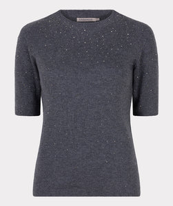 Esqualo Strickshirt Glitzer