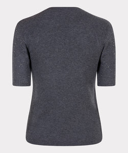Esqualo Strickshirt Glitzer
