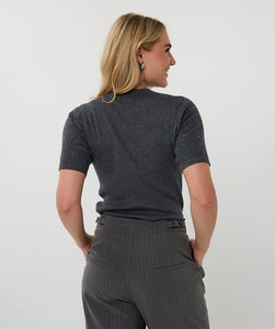 Esqualo Strickshirt Glitzer