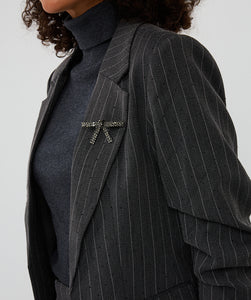 Esqualo Blazer Grau Melange