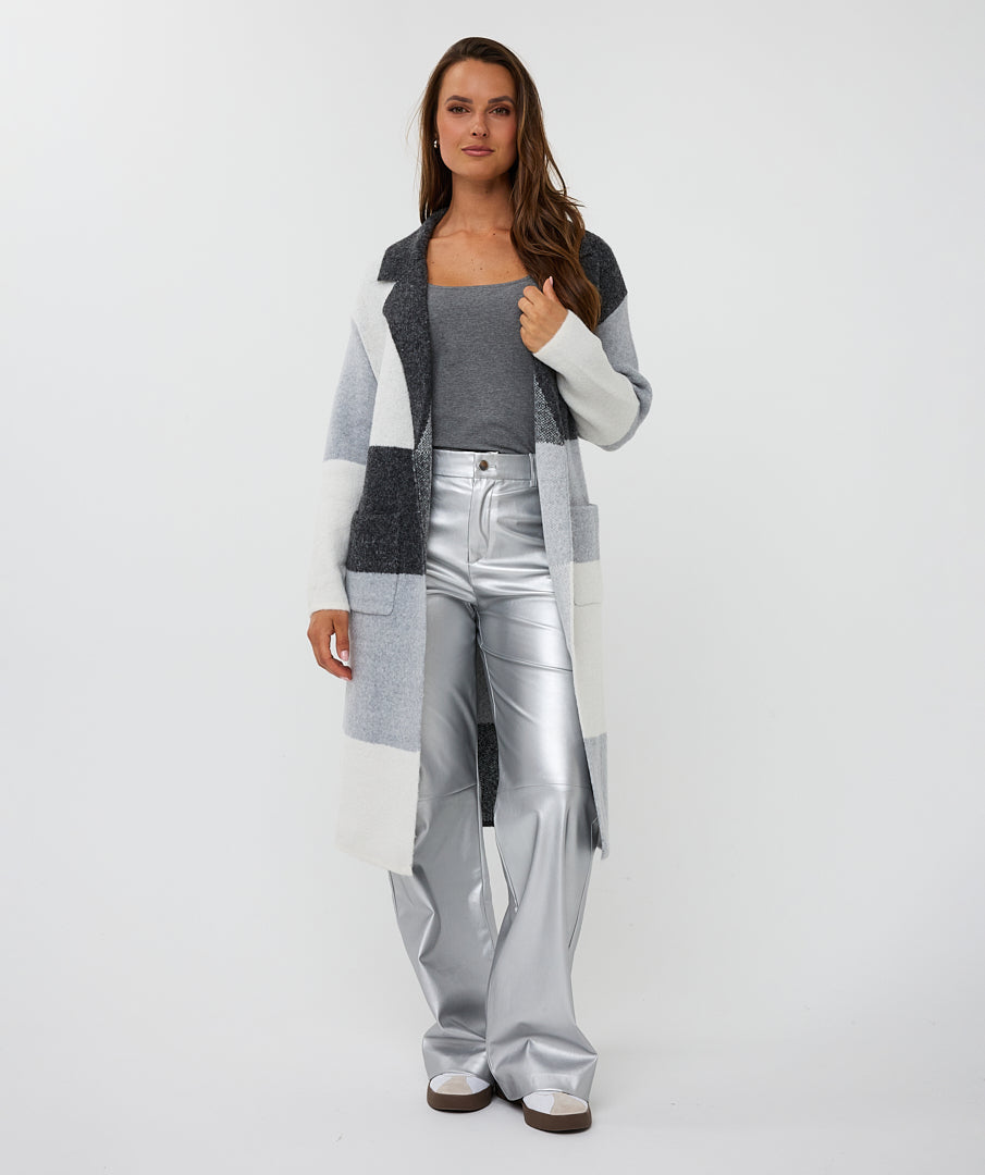 Esqualo Cardigan mit Blockstreifen