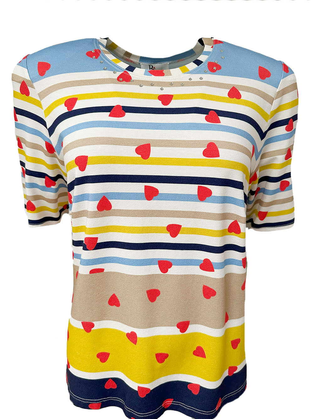 T-shirt mit Streifen