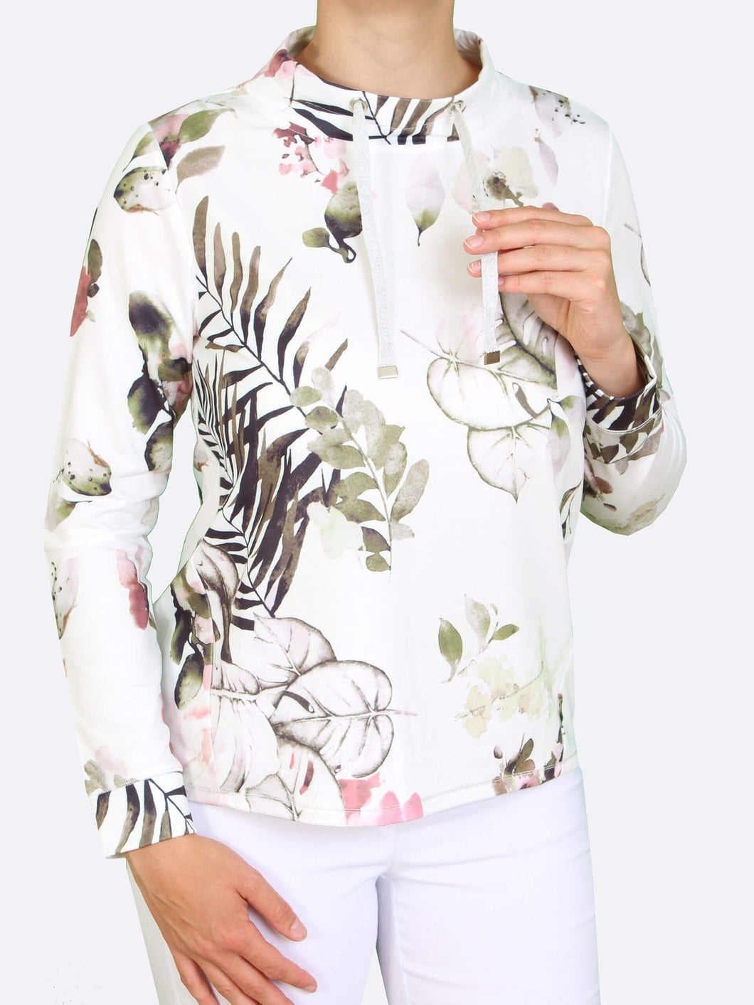 Sweatshirt mit Blumenprint