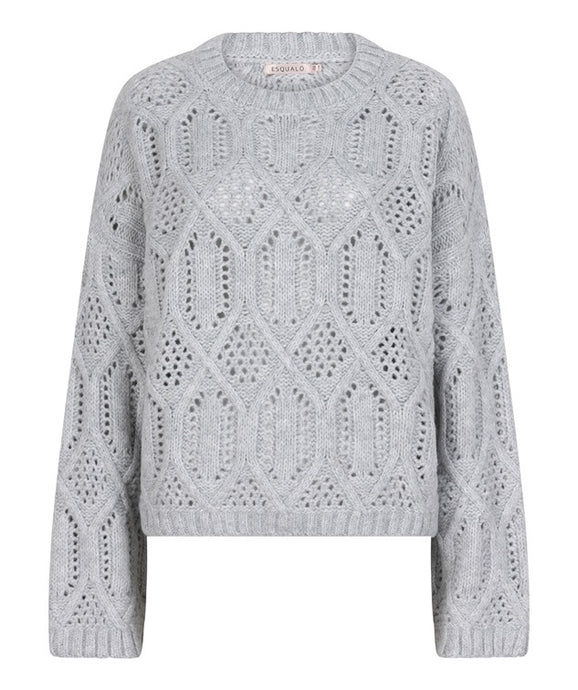 Esqualo Pullover Grey Knit