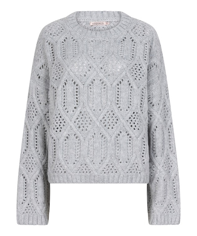 Esqualo Pullover Grey Knit