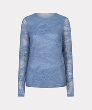 Laden Sie das Bild in den Galerie-Viewer, Esqualo Spitzenshirt blau