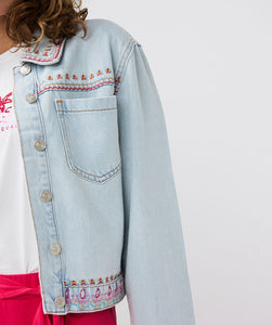 Esqualo Jeansjacke Embroidery